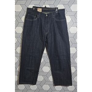 NWT Mens Levi 550 Dark Raw Wash Size 36